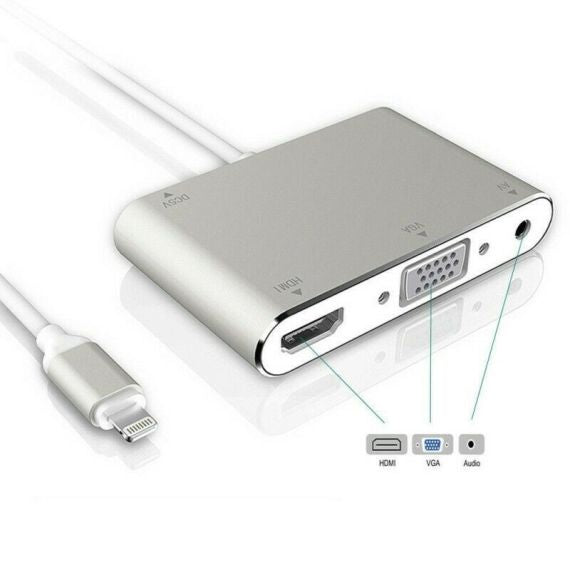 Adattatore Lightning - HDMI/VGA/Jack audio 3.5mm Adattatore Lightning - HDMI/VGA/Jack audio 3.5mm